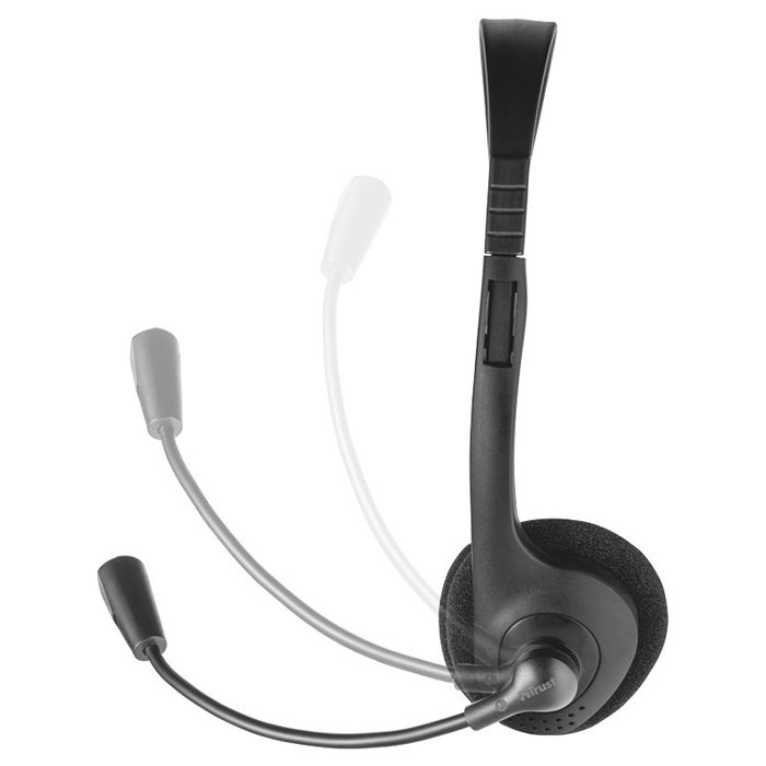 Trust Primo Chat Auriculares con Micrófono Jack 3,5 mm Negro